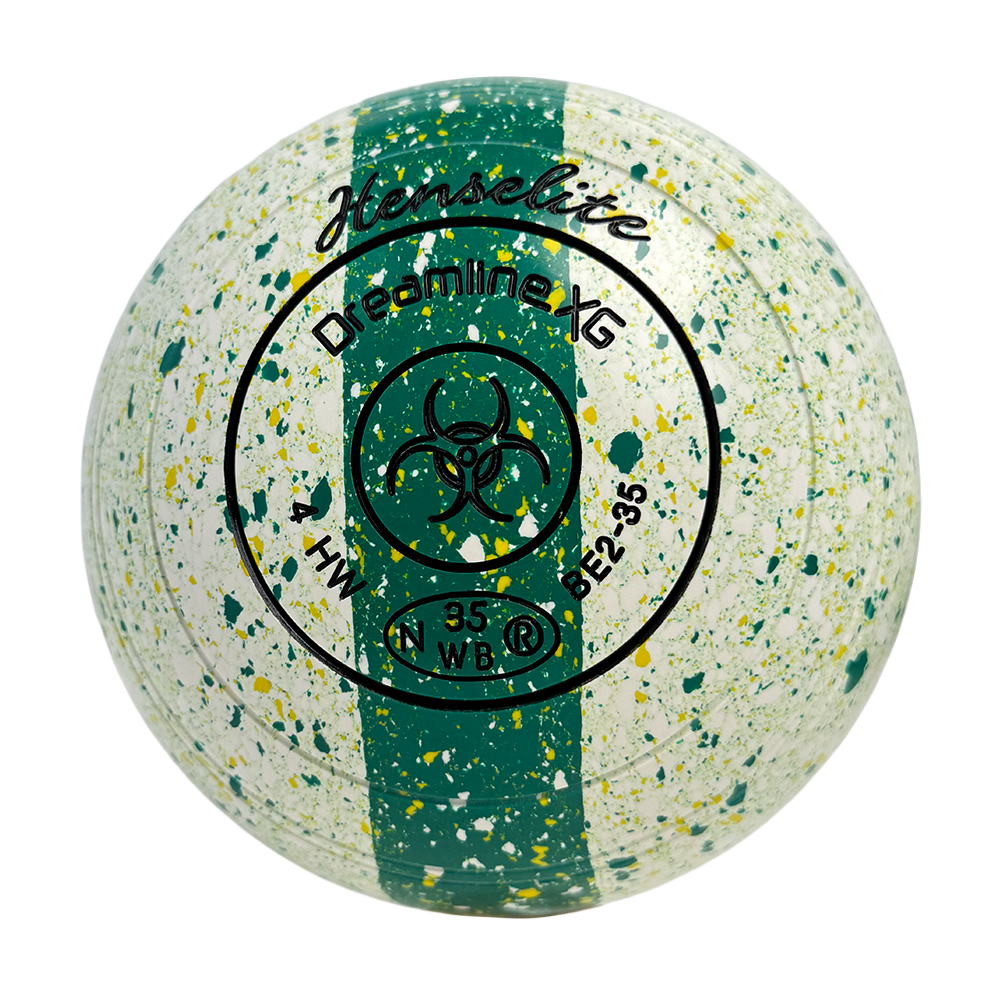 Henselite Dreamline XG Lawn Bowls Size 4 Heavy Non-Gripped - Australis Trilogy  BE2-35