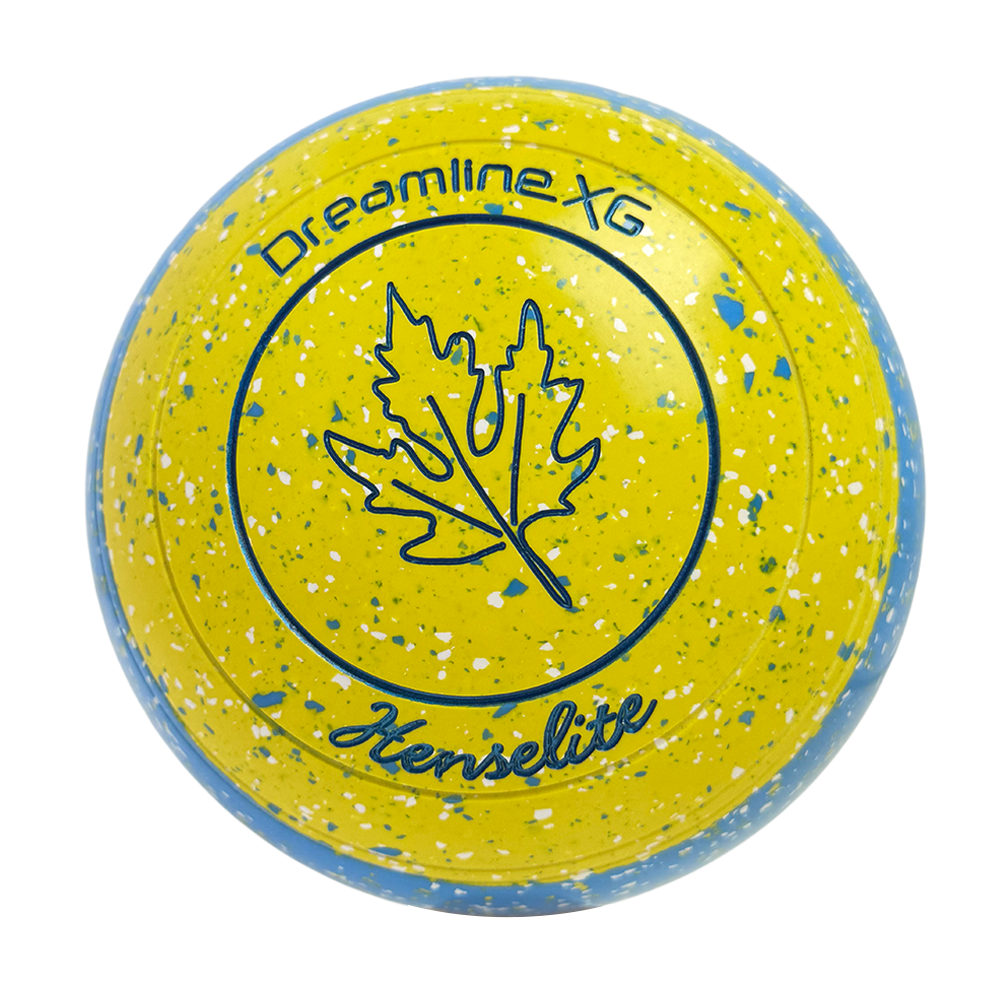 Henselite Dreamline XG Lawn Bowls Size 4 Non Gripped - Goldie Slice BE3-58