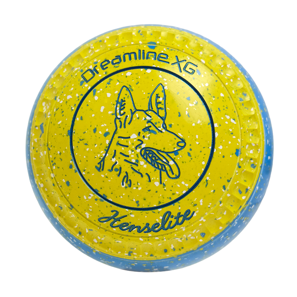 Henselite Dreamline XG Lawn Bowls Size 4 Heavy Gripped - Goldie Slice BE3-77