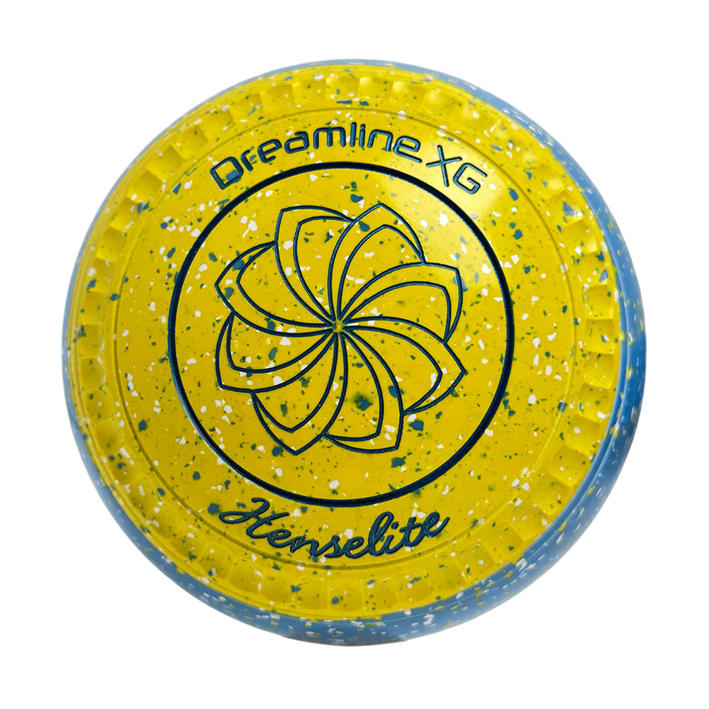 Henselite Dreamline XG Lawn Bowls Size 4 Heavy Gripped - Goldie Slice BE3-78