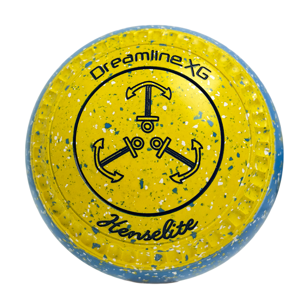Henselite Dreamline XG Lawn Bowls Size 4 Heavy Gripped - Goldie Slice BE3-81