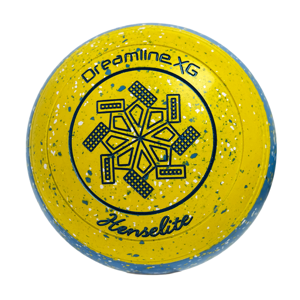 Henselite Dreamline XG Lawn Bowls Size 3 Non Gripped - Goldie Slice BE3-93