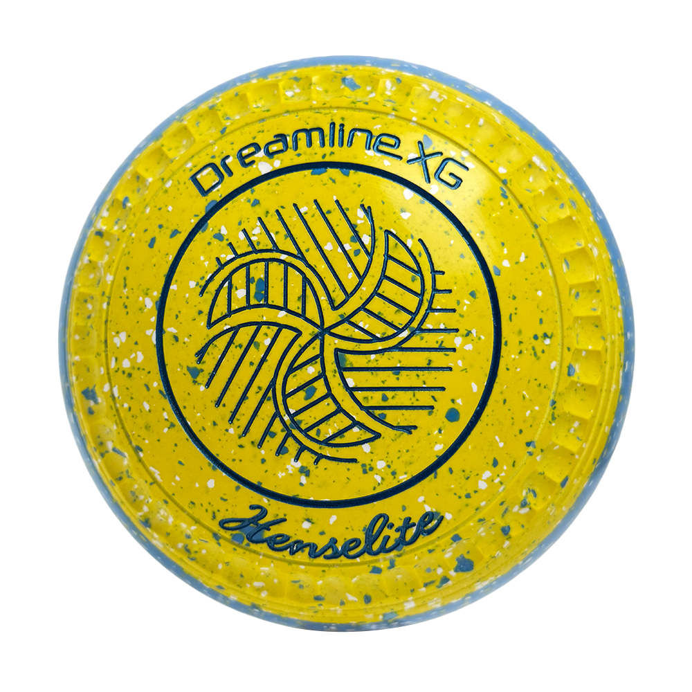 Henselite Dreamline XG Lawn Bowls Size 3 Heavy Gripped - Goldie Slice BE4-55