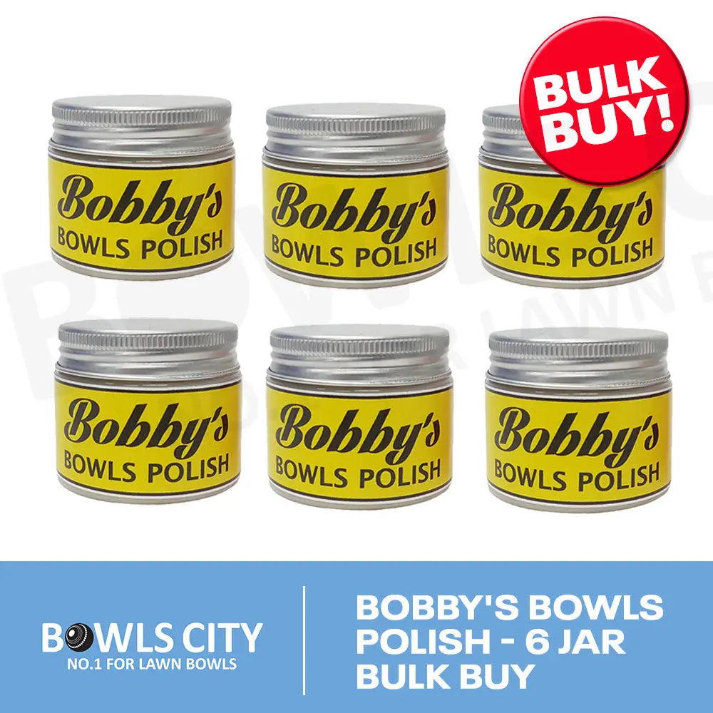 Bobby's Bowls Polish - 6 Jar Bulk Buy - Bowls City