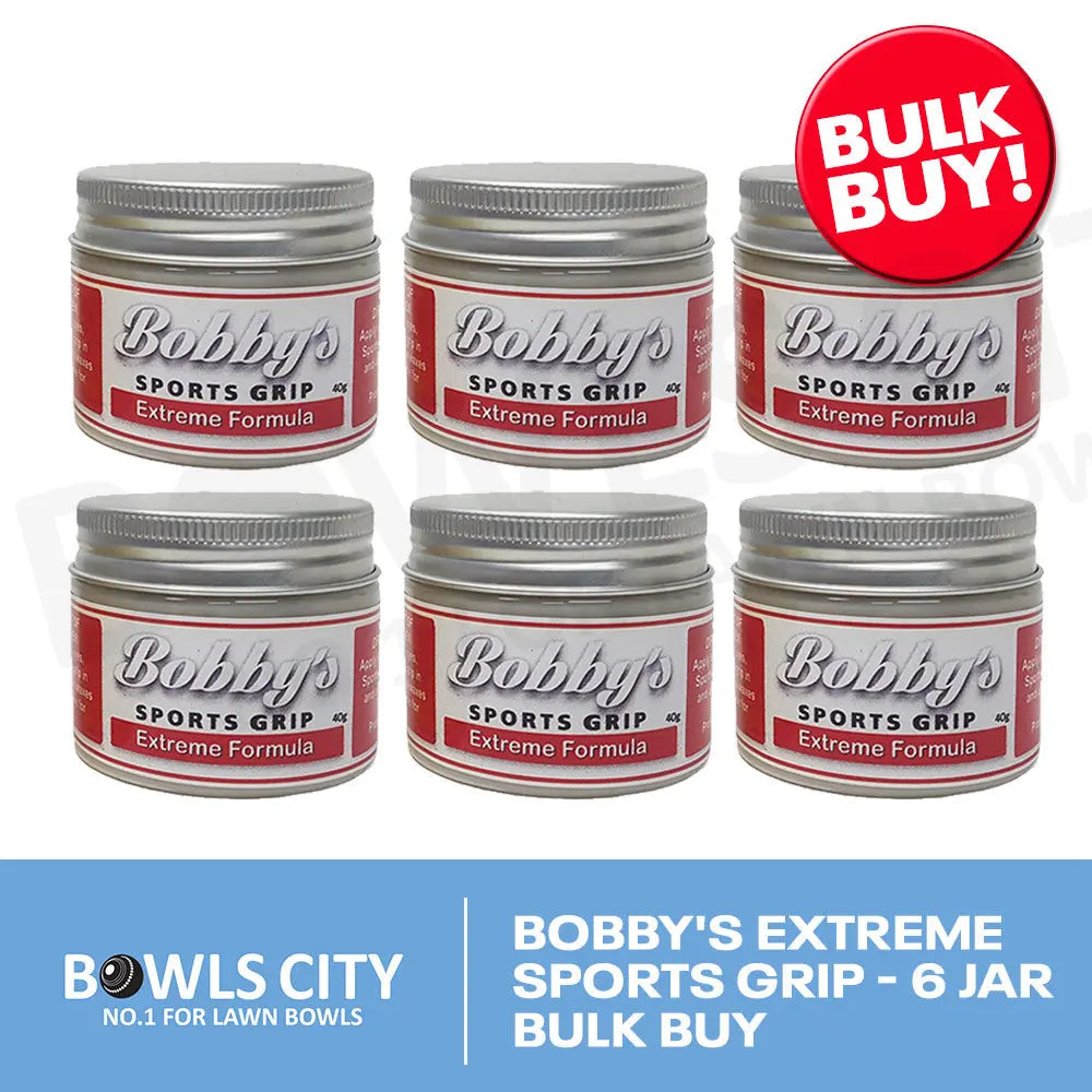 Bobby's Extreme Sports Grip - 6 Jar Bulk Buy - Bowls City