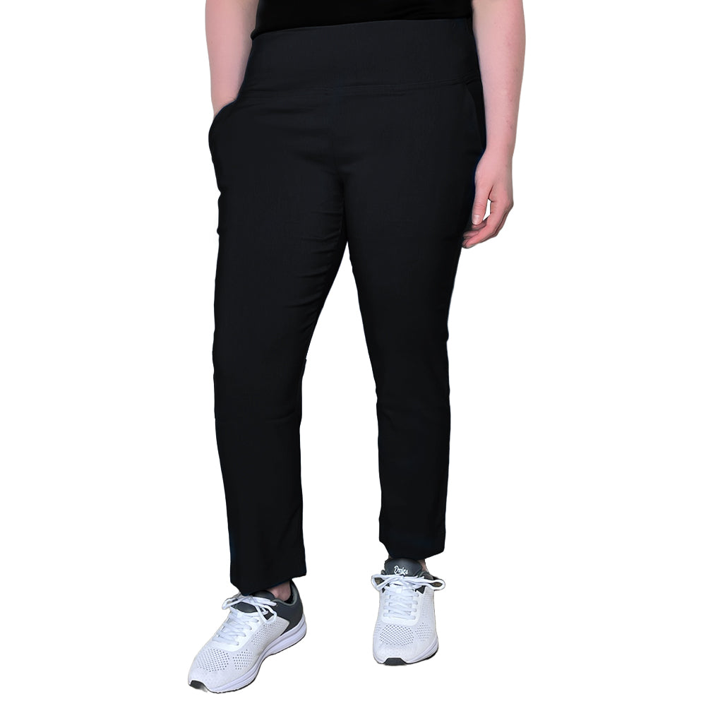 Bowlswear Australia Ladies Stretch Pants BA Logo - Black