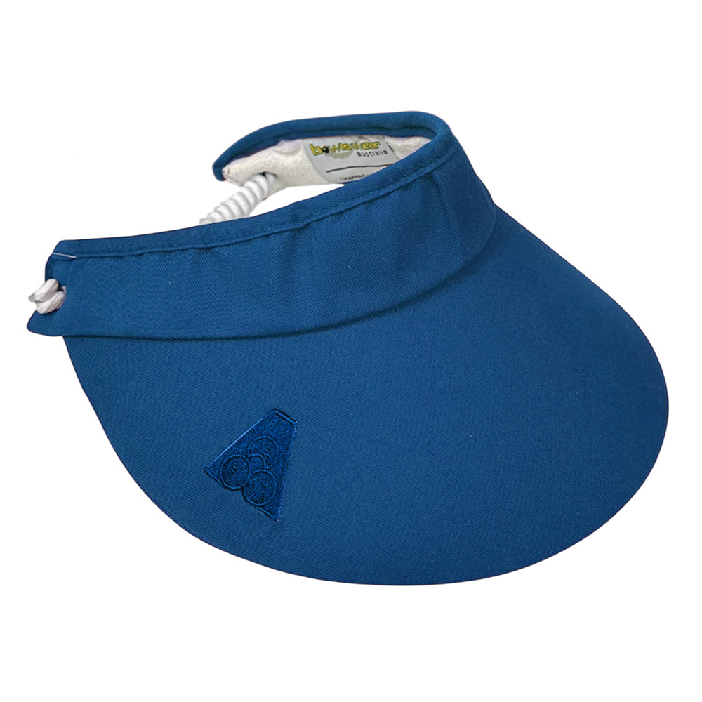 Bowlswear Australia Ladies Sun Visor BA Logo - Royal Blue