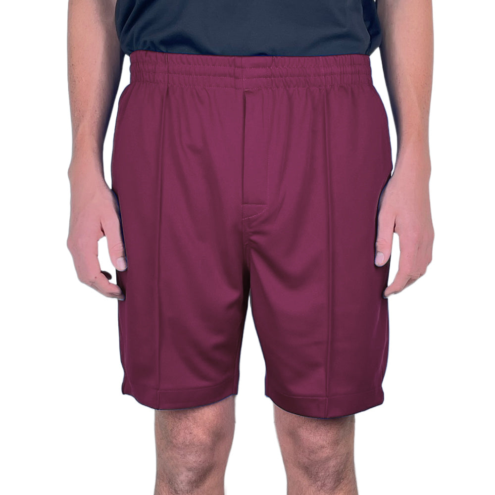 Bowlswear Australia Mens Comfortfit Short BA Logo - Maroon