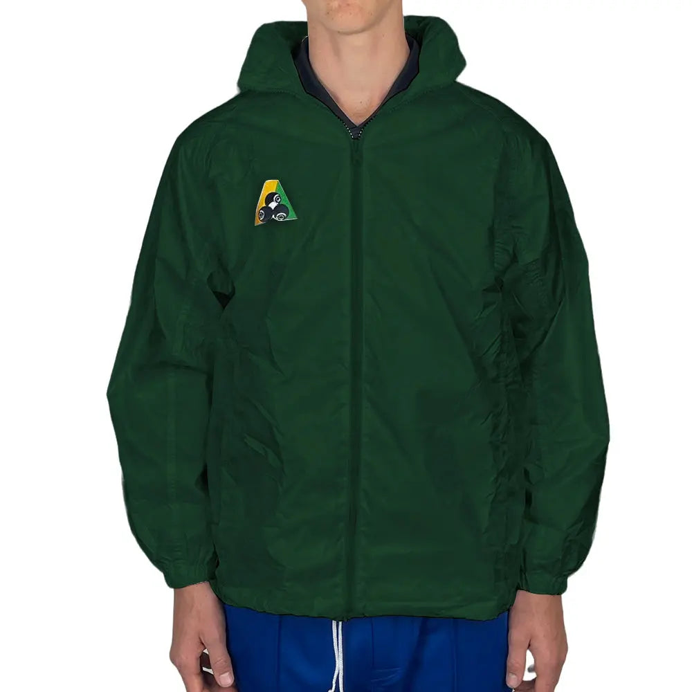 Bowlswear Australia Unisex Spray Jacket BA Logo - Bottle Green - Bowls City