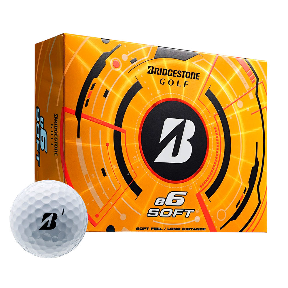 Bridgestone E6 '25 Soft White Golf Balls DZ