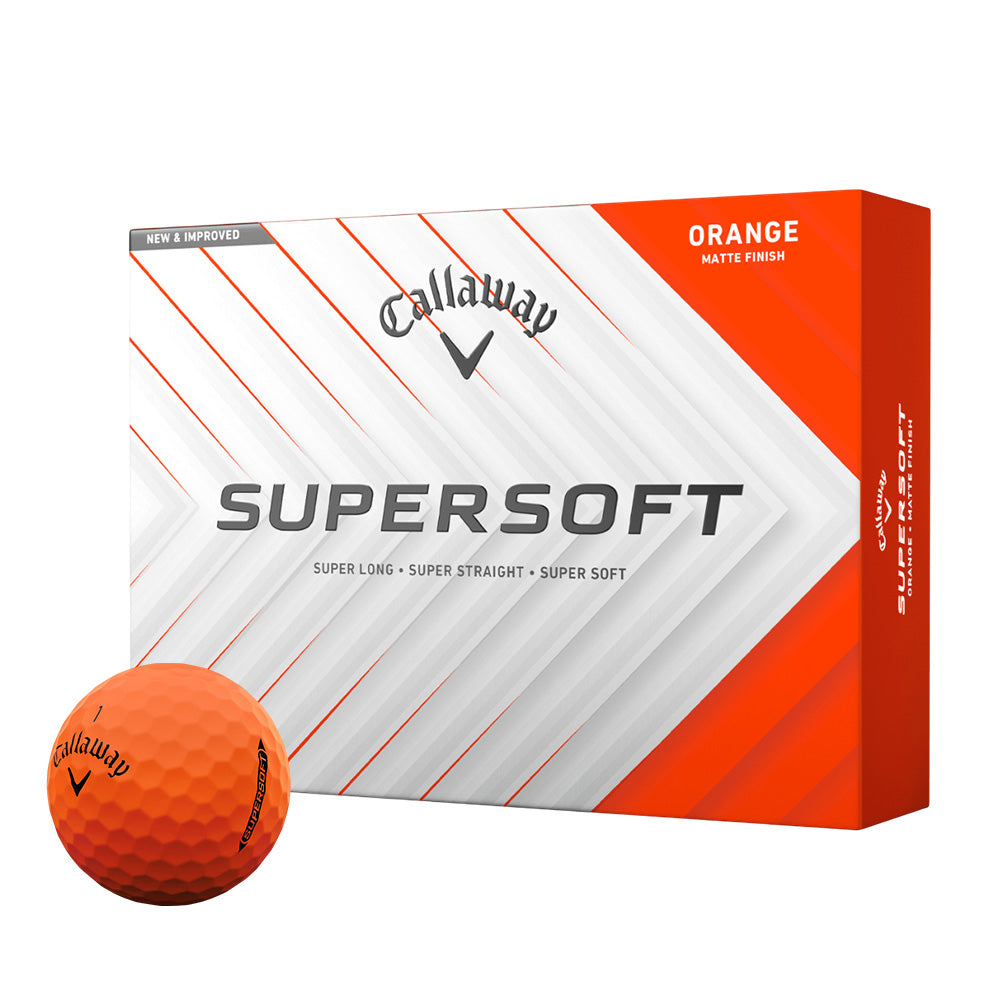 Callaway Supersoft Golf Balls Orange '25  Dozen