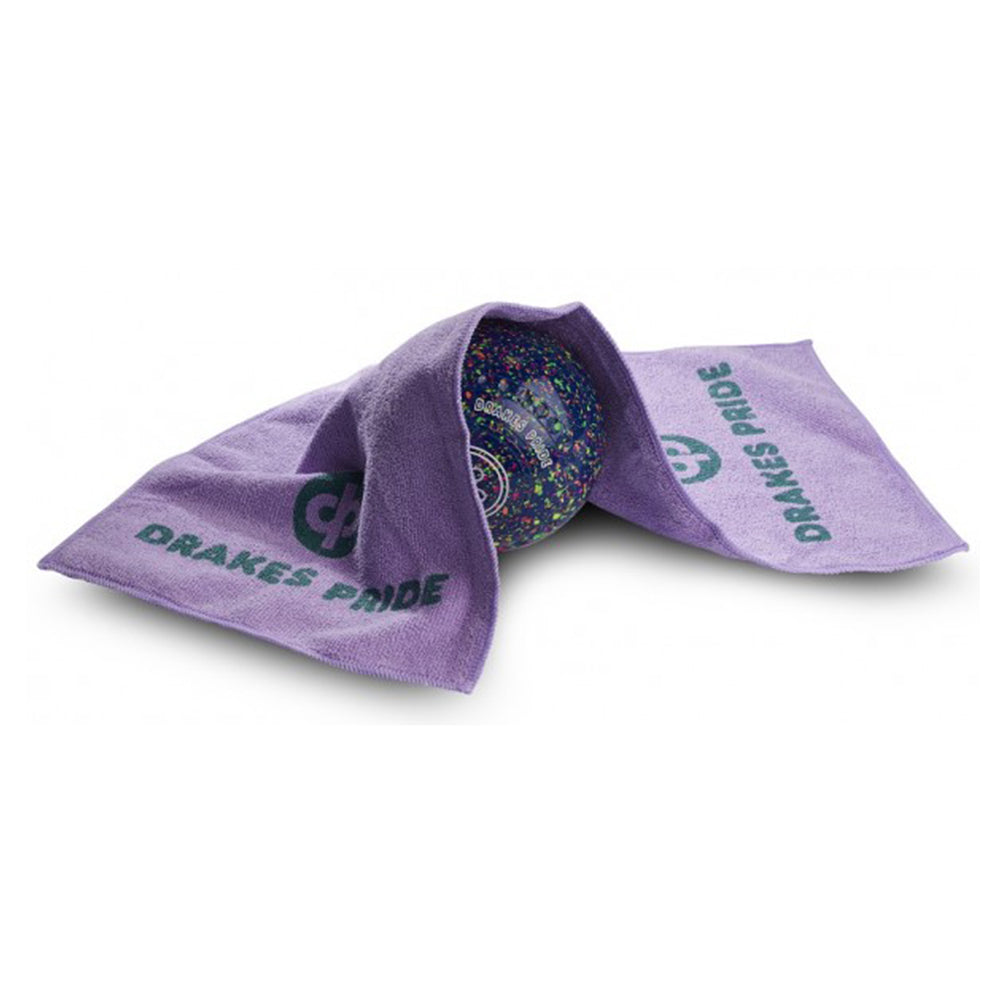 Drakes Pride Microfibre Towel - Purple - Bowls City