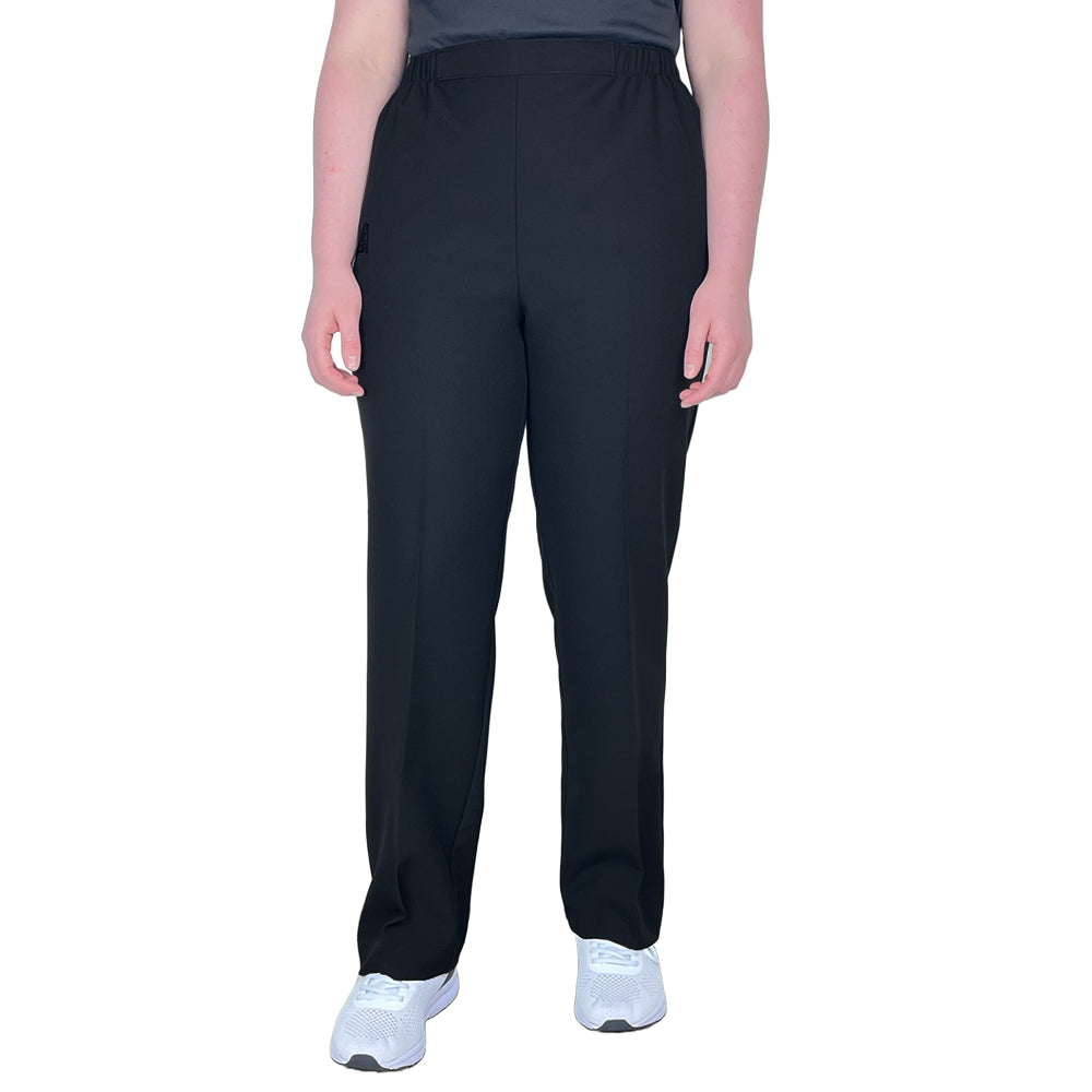 Domino Womens Lawn Bowls Pants BA Logo - Junior Navy