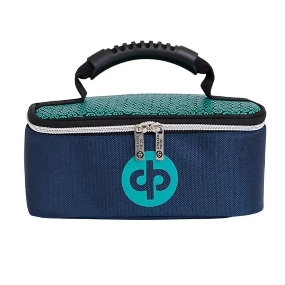 Drakes Pride '23 Two Bowl Carry Bag - Navy/Teal - Bowls City