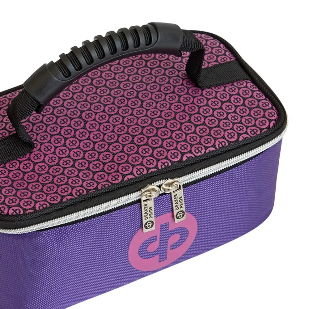 Drakes Pride '23 Two Bowl Carry Bag - Purple - Bowls City