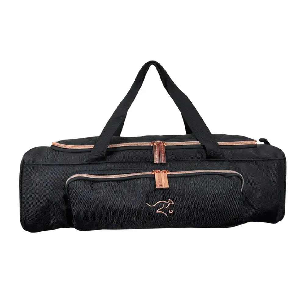 New Black Quilted Style 4 Lawn Bowls Beam Bag - Black - Bowls City
