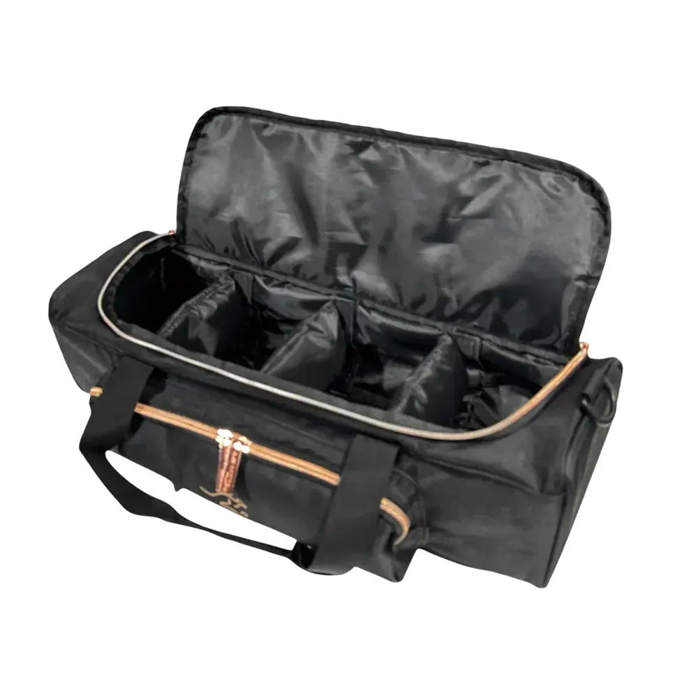 New Black Quilted Style 4 Lawn Bowls Beam Bag - Black - Bowls City