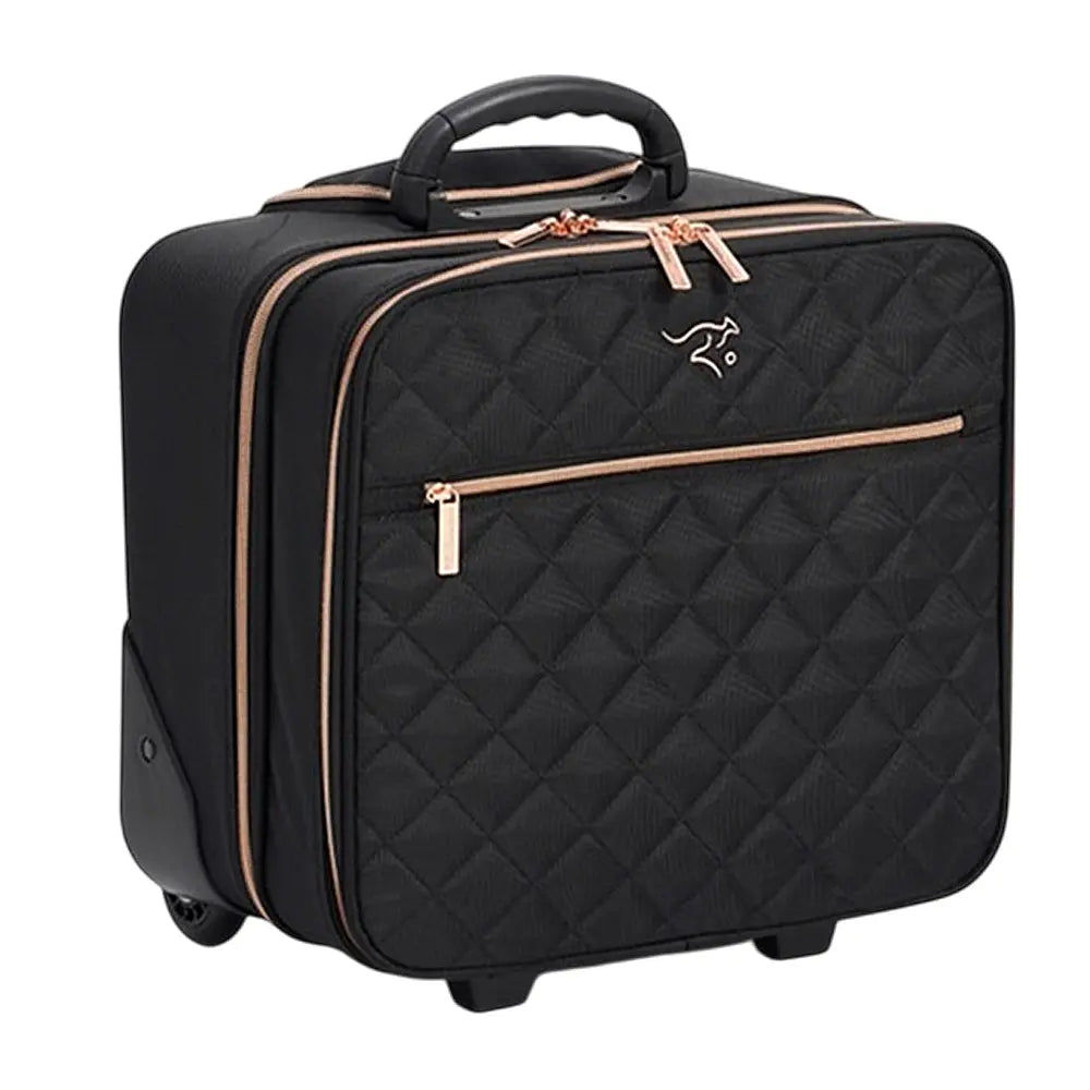 Drakes Pride Eternal Rose Trolley Lawn Bowls Bag Black - Bowls City