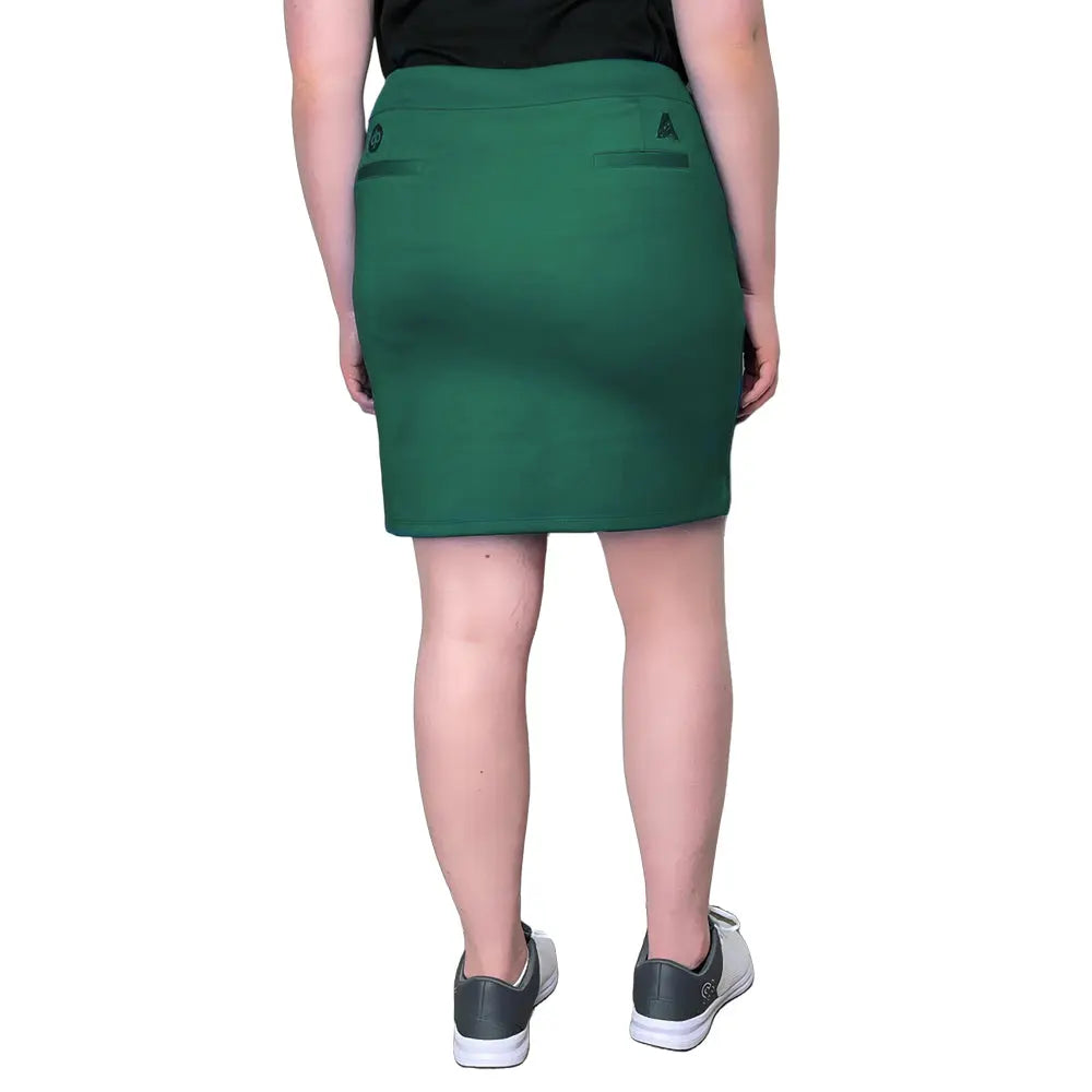 Drakes Pride Premium Stretch Lawn Bowls Skort BA Logo - Bottle Green - Bowls City