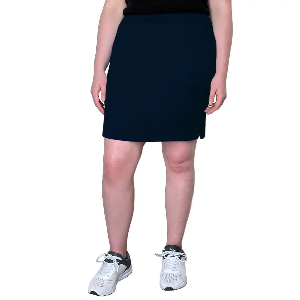 Drakes Pride Premium Stretch Lawn Bowls Skort BA Logo - Navy - Bowls City