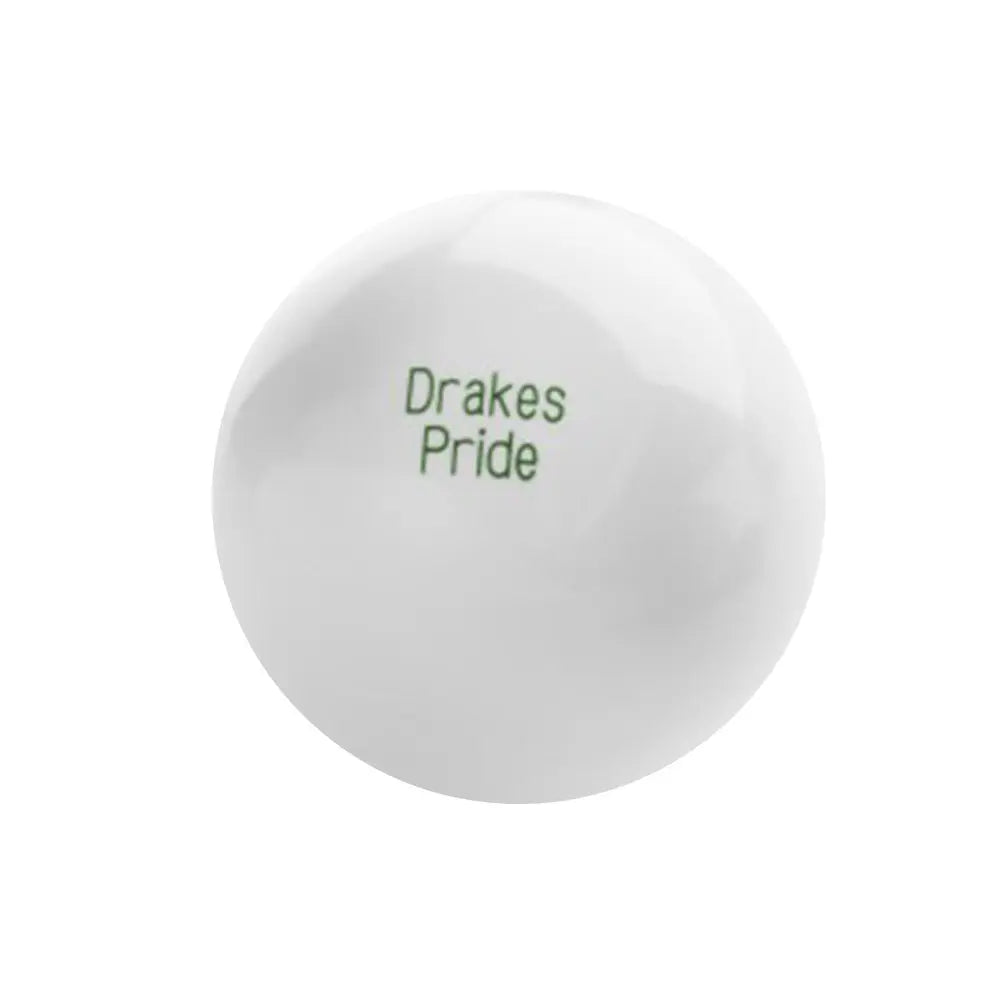 Drakes Pride Lawn Bowls Jack - White - Bowls City