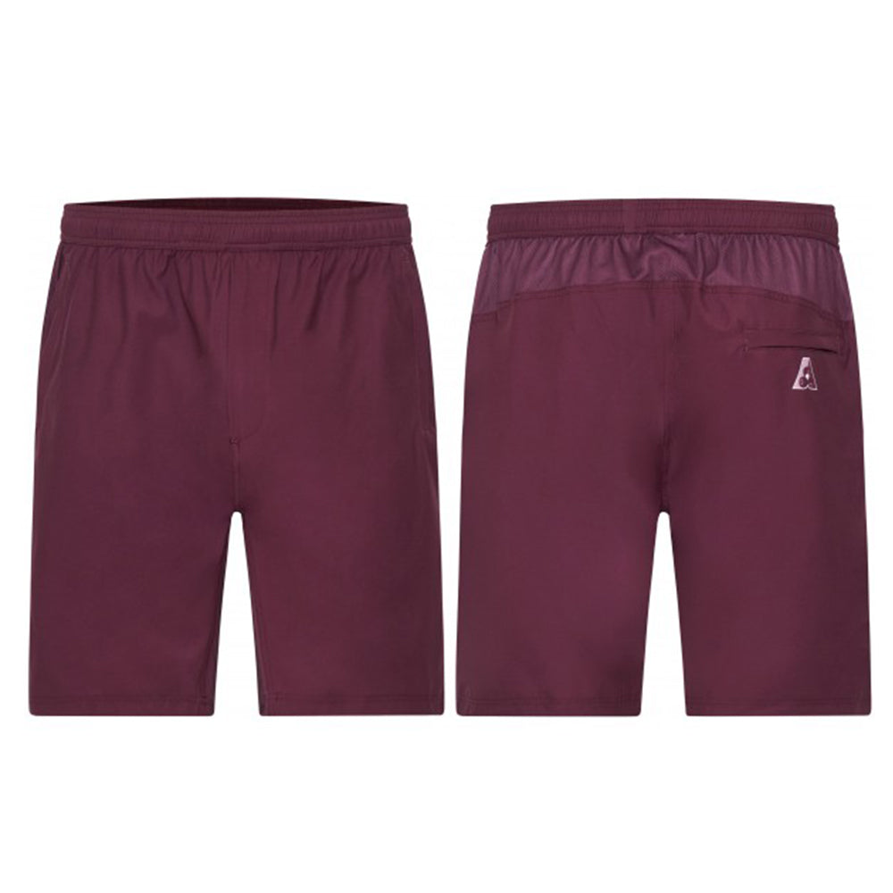 Drakes Pride Mens Elite Microfibre Shorts BA Logo - Maroon