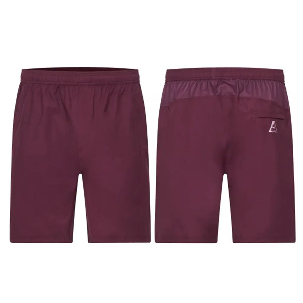 Drakes Pride Mens Elite Microfibre Shorts BA Logo - Maroon - Bowls City