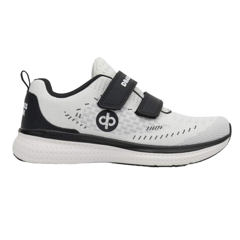 (PRE-ORDER) Drakes Pride Mens Renegade Velcro Lawn Bowls Shoe (4E Wide) - White Drakes Pride