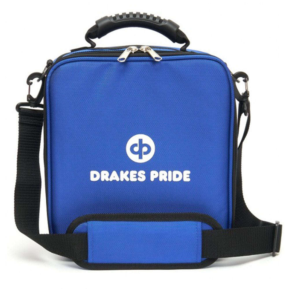 INCL. POST! Drakes Pride Blue Modern Style Compact 4 bowls carry bag