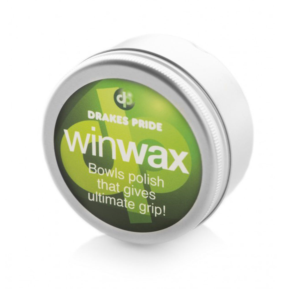 Lawn Bowls Polishing Value Pack -  Drakes Pride Winwax Lawn Bowls Polish/Grip + Drakes Pride Green Microfibre Polishing Cloth