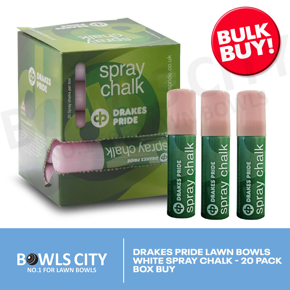 Drakes Pride Lawn Bowls Lilac Spray Chalk - 20 Pack Bulk Buy