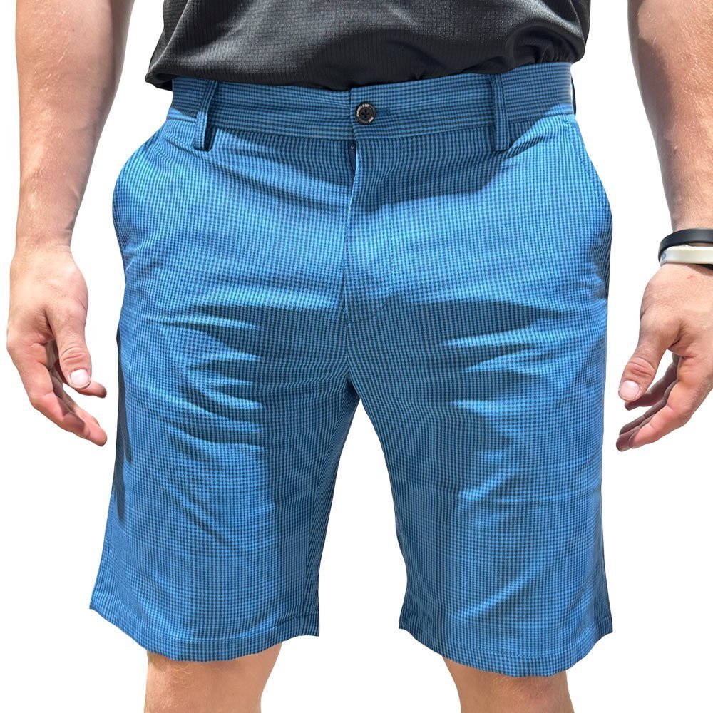 Dwyers & Co UK Men's Check Short Mid - Blue/Peacoat