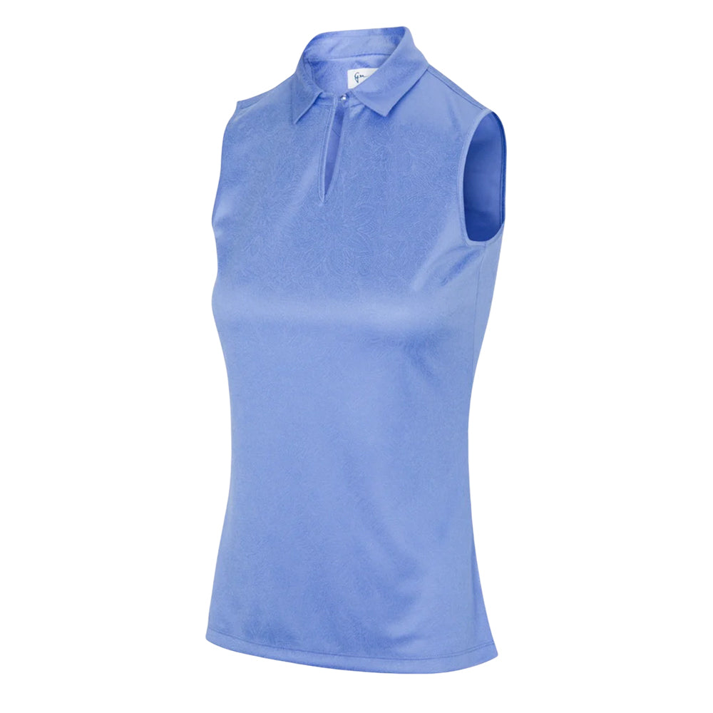 Greg Norman Ladies Cove Sleeveless Polo - Peri