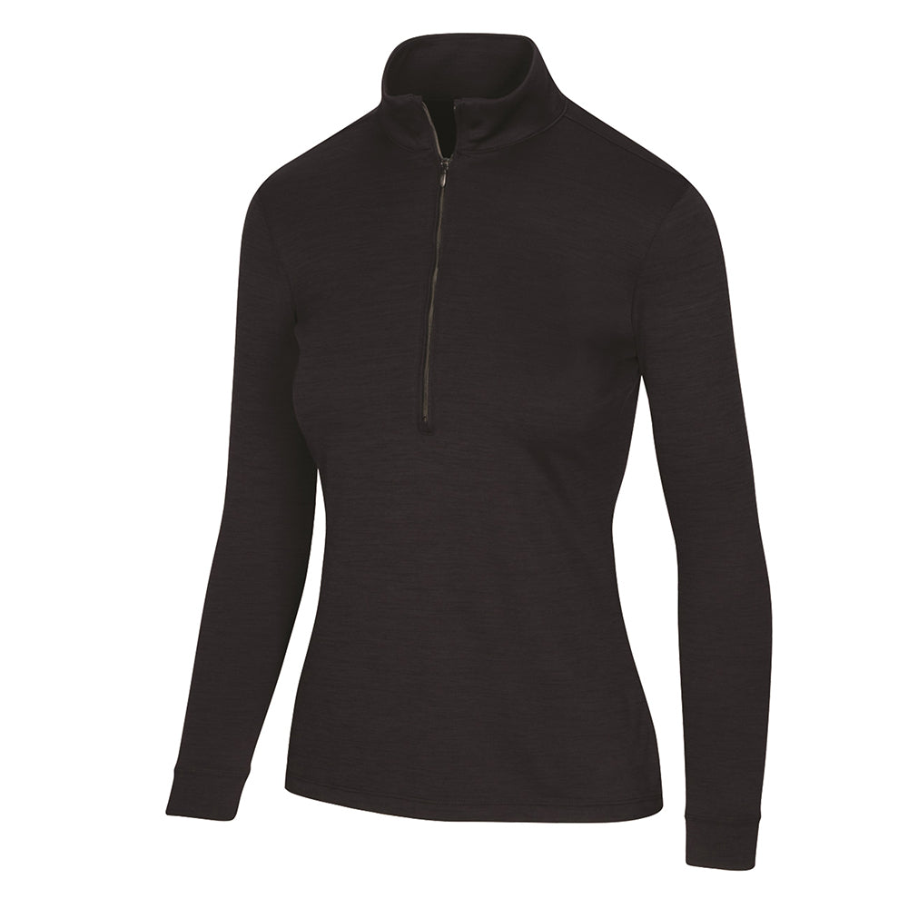 Greg Norman Ladies Long Sleeve 1/2 Zip Utility Mock Top