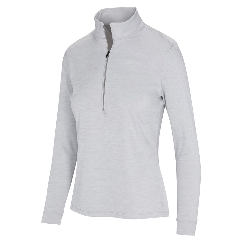 Greg Norman Ladies Long Sleeve 1/2 Zip Utility Mock Top