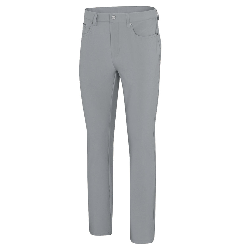 Greg Norman Mens Stretch 5 Pocket Tech Pant - Sterling