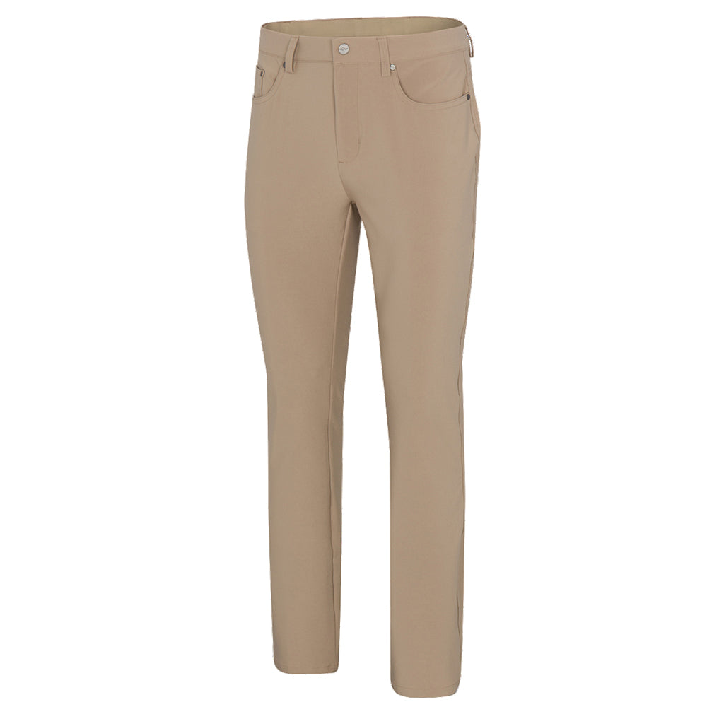 Greg Norman Mens Stretch 5 Pocket Tech Pant - Bamboo