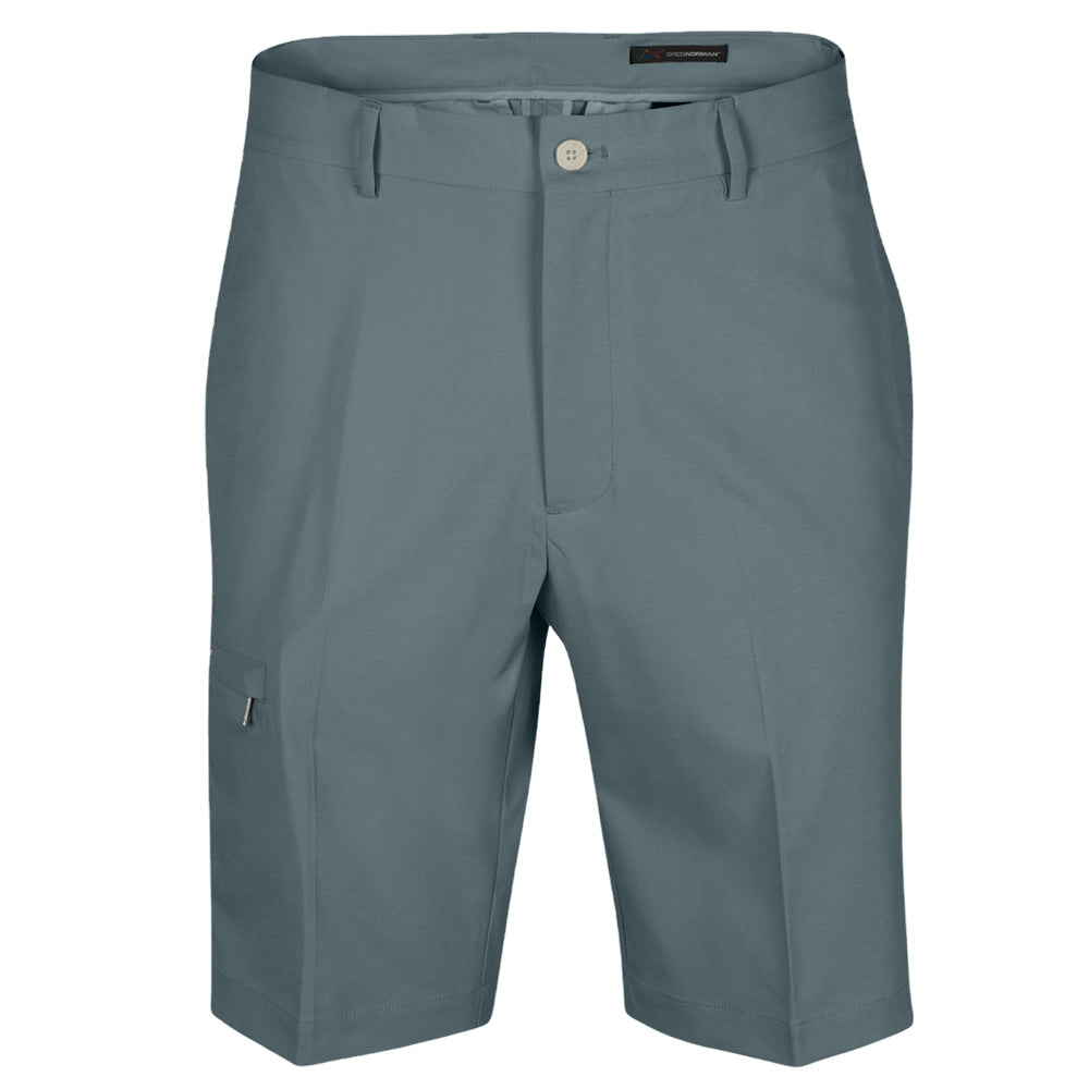 Greg Norman Stretch Waist Tech Cargo Short - Blue Agave