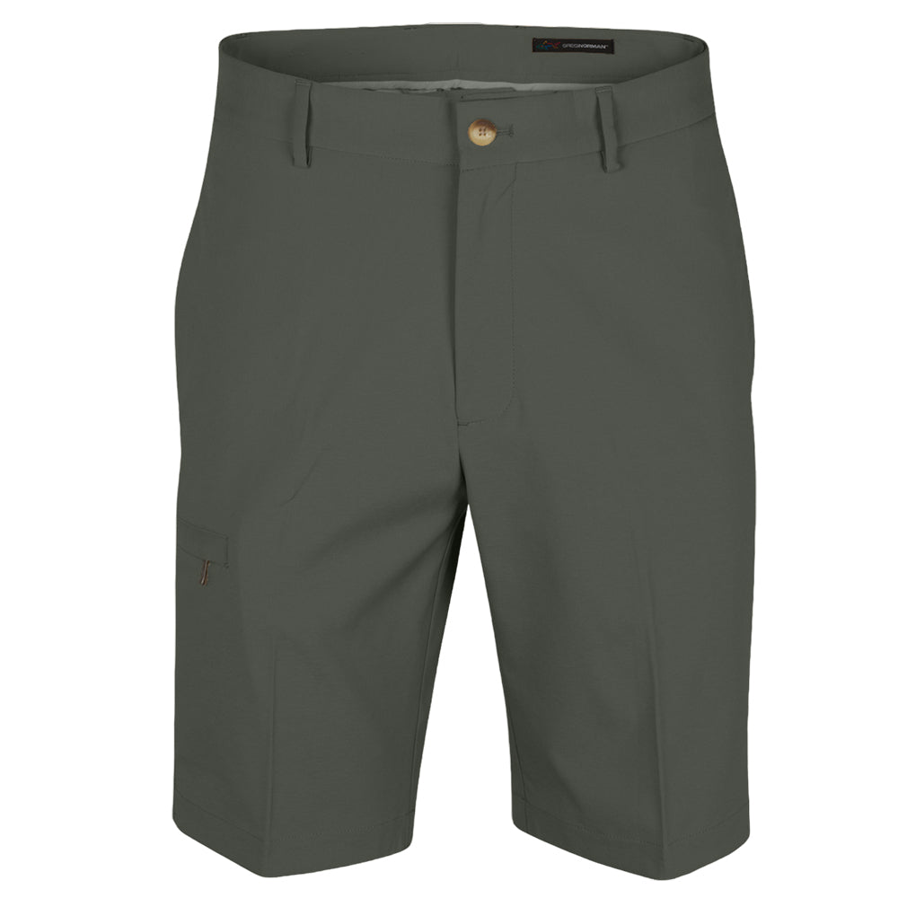 Greg Norman Stretch Waist Tech Cargo Short - Army Green