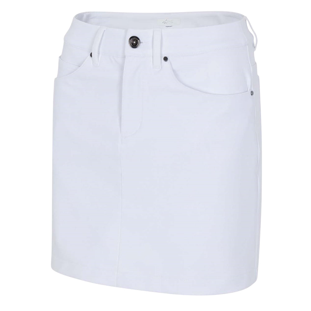 Greg Norman Womans Lexi 17" Stretch Skort - White
