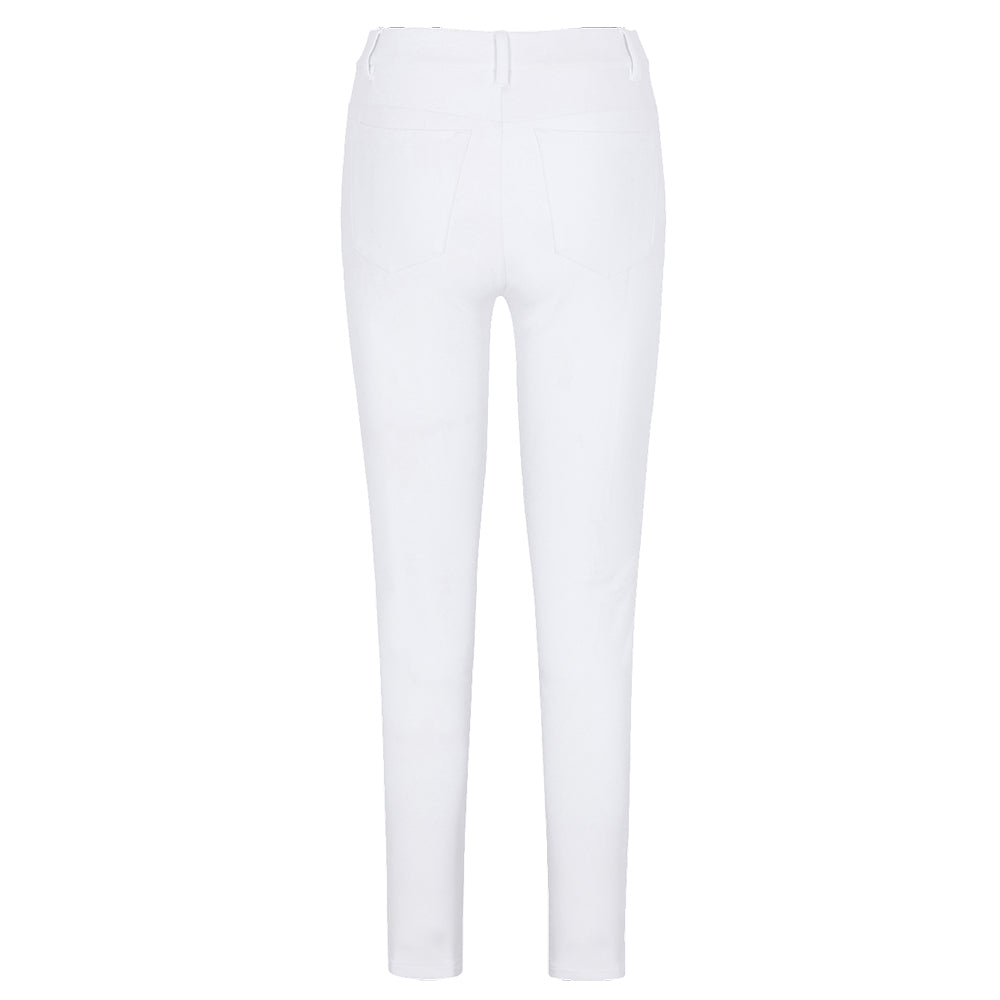 Greg Norman Womans Lexi 28" Stretch Pant - White