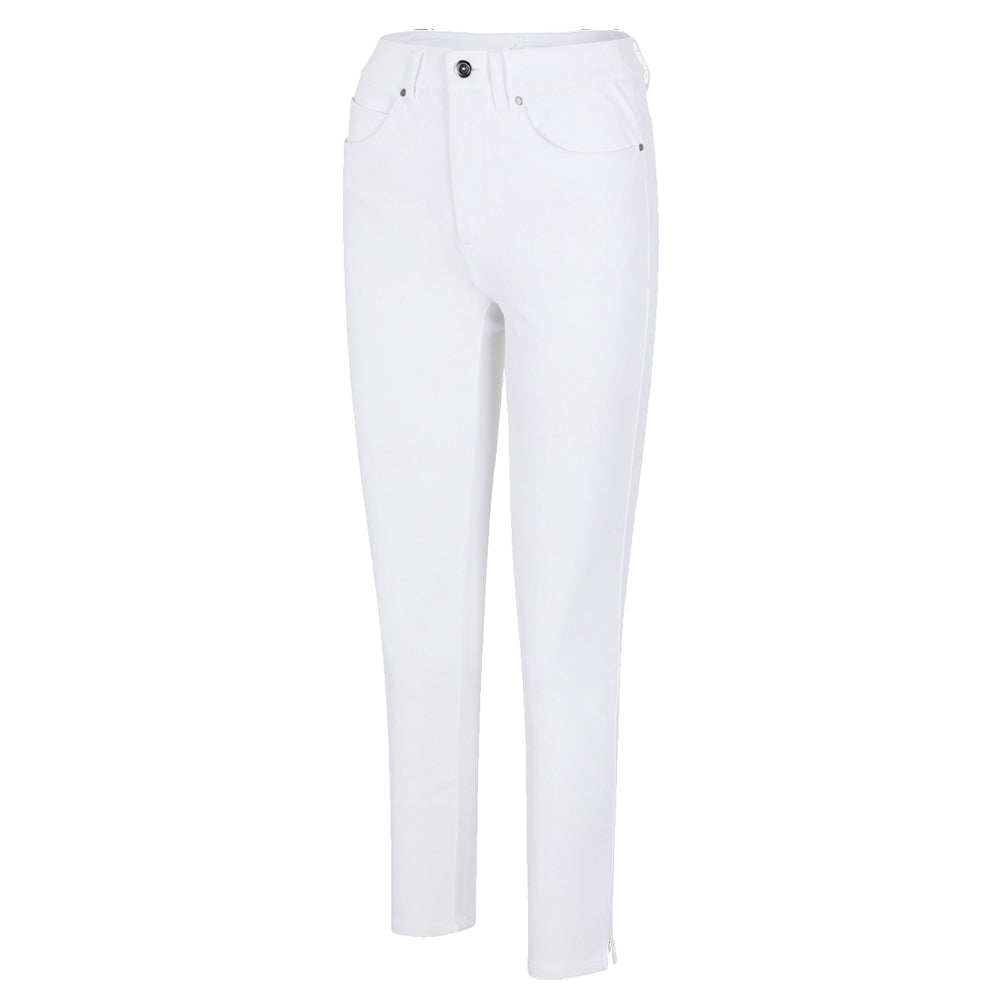 Greg Norman Womans Lexi 28" Stretch Pant - White
