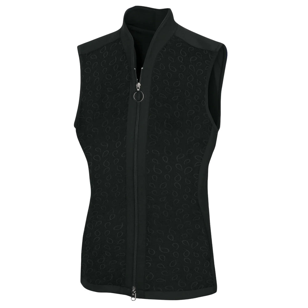 Greg Norman Womens Embossed Tear Drop Vest