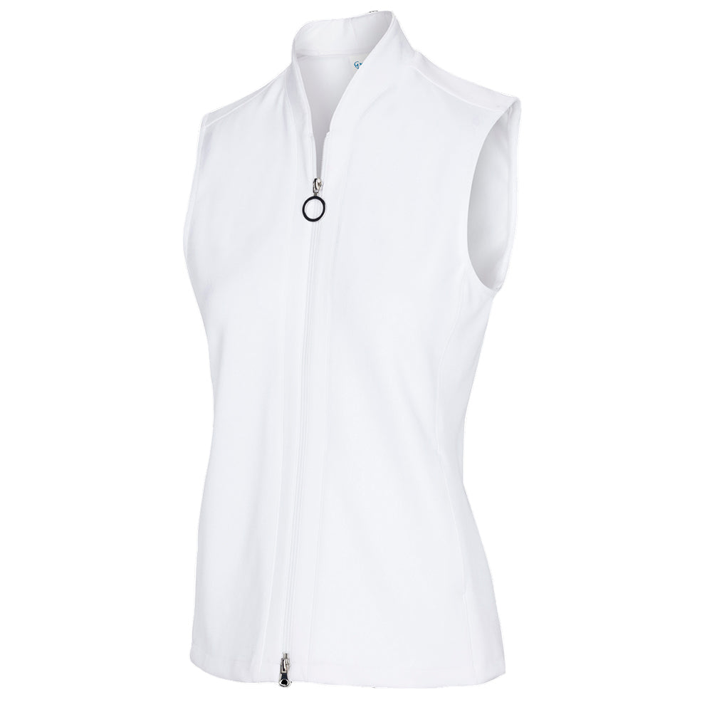Greg Norman Womens Embossed Tear Drop Vest