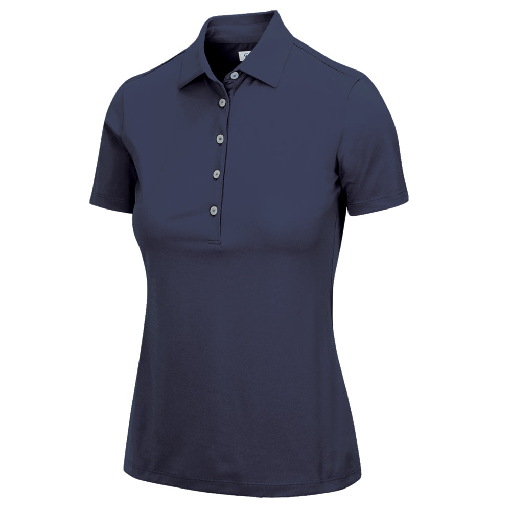Greg Norman Womens Freedom Micro Pique Short Sleeve Polo *