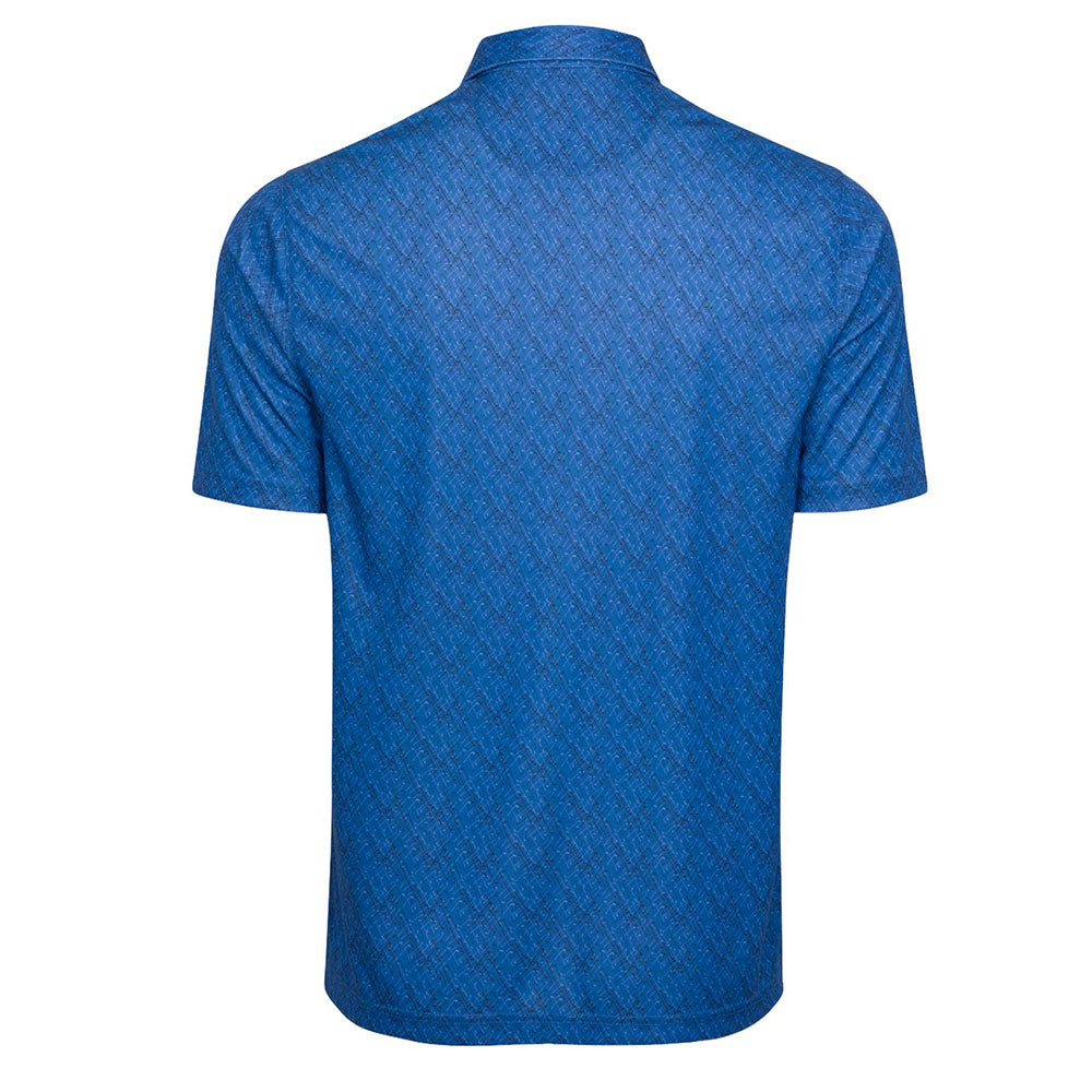 Greg Norman Mens ML75 Club House Print Polo *