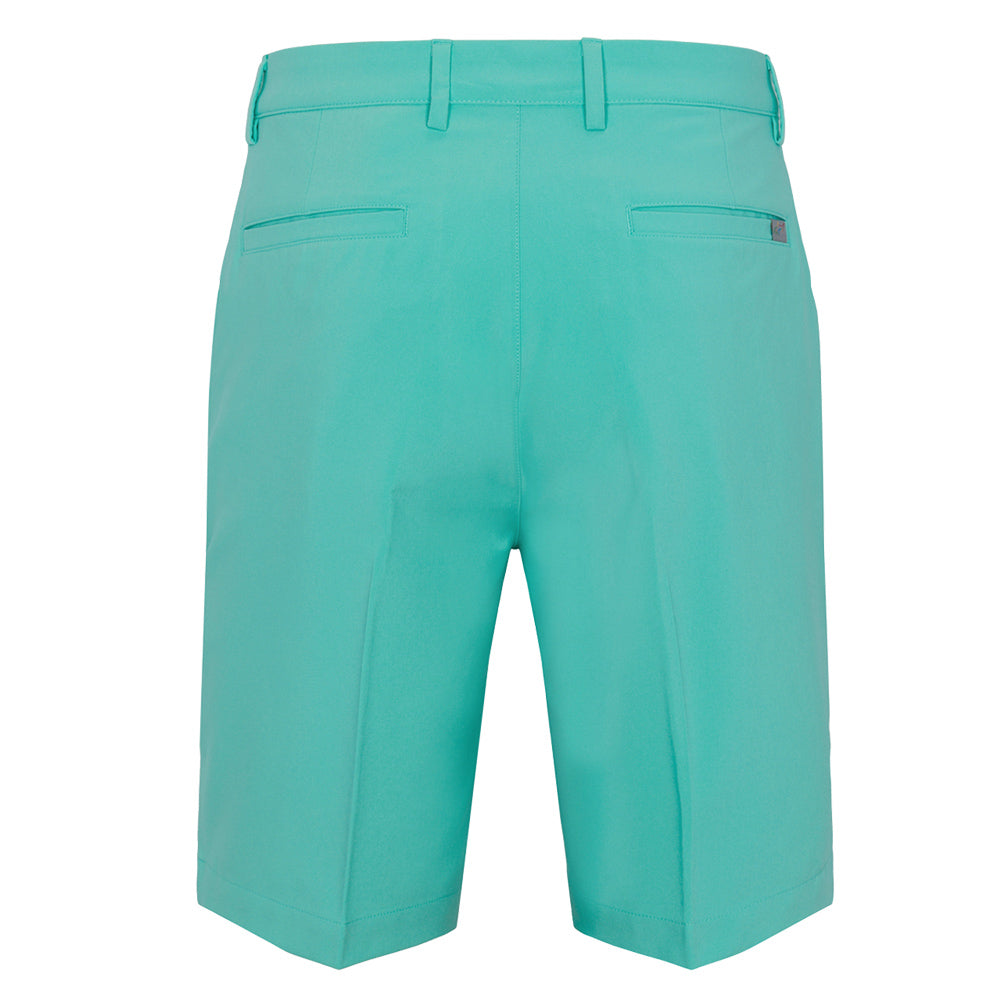 Greg Norman Mens 4 Way Stretch Tech Short - Aquamarine