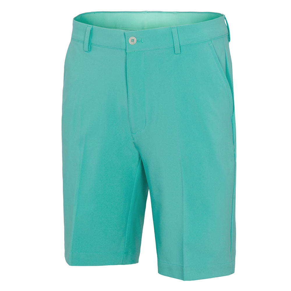 Greg Norman Mens 4 Way Stretch Tech Short - Aquamarine