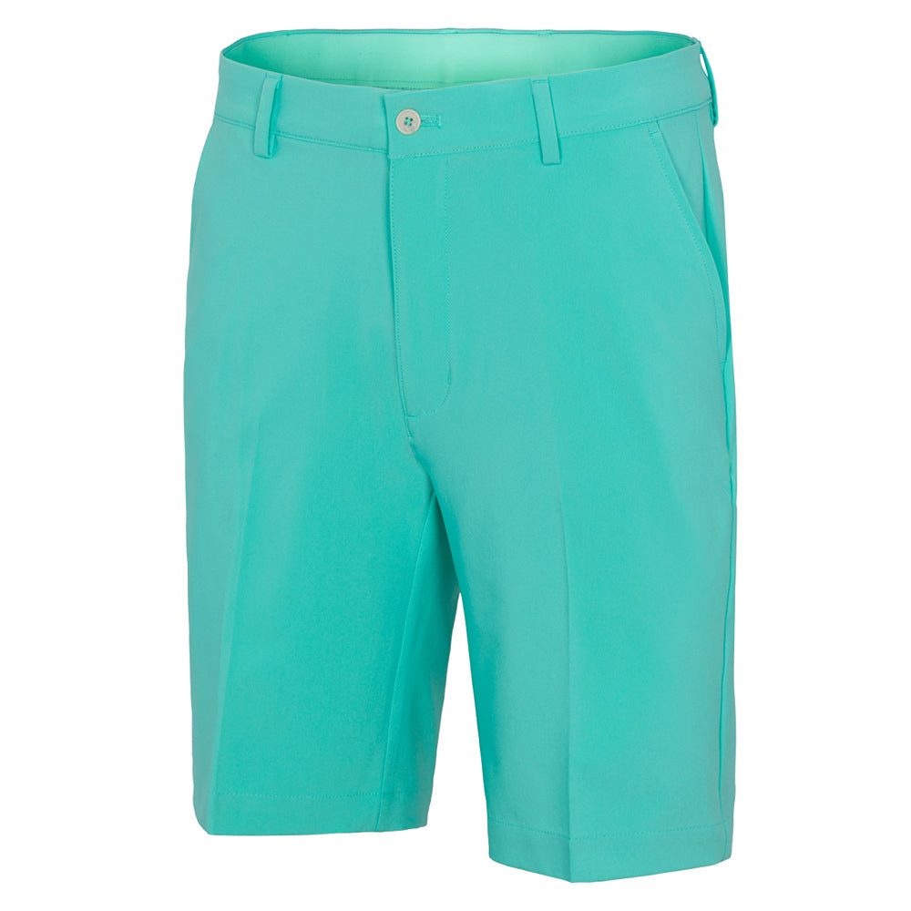 Greg Norman Mens 4 Way Stretch Tech Short - Mint Wave