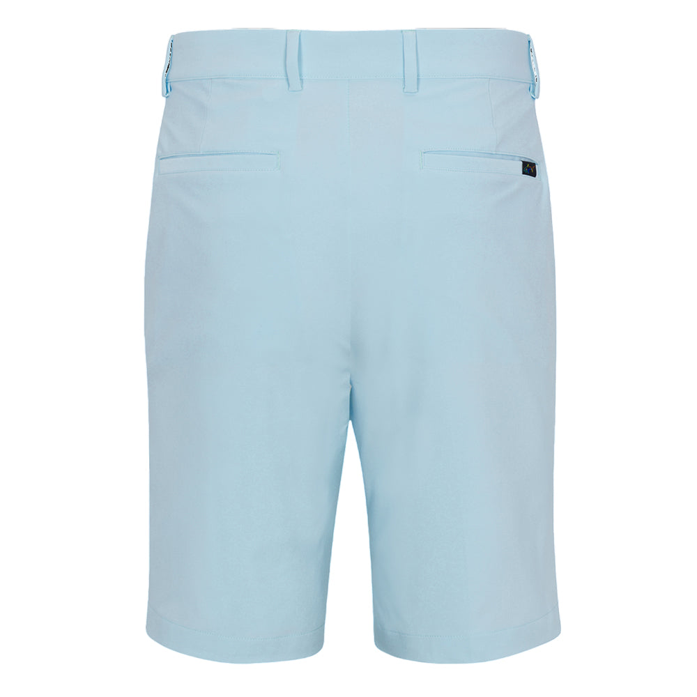 Greg Norman Mens 4 Way Stretch Tech Short - Soft Blue